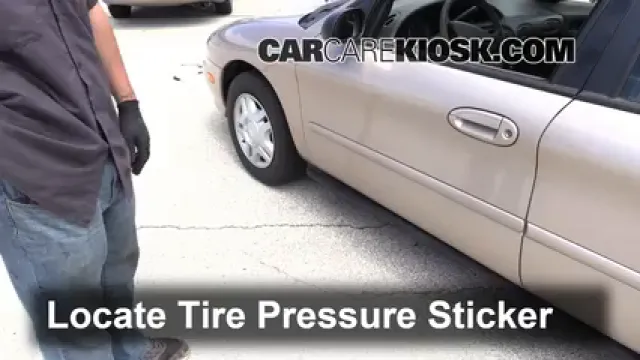 1999 Ford Taurus LX 3.0L V6 Tires & Wheels Check Tire Pressure